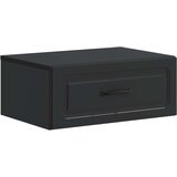  Noćni ormarić za montažu na zid Crna 49 x 34,5 x 20 cm | shoptok.hr