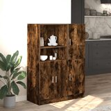  2-dijelni set kuhinjskih ormarića od dimljenog hrastovog drveta | shoptok.hr