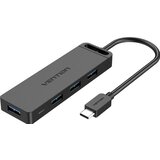 Vention Type-C to 4-Port USB 3.0 Hub, Black 0,15m | shoptok.hr