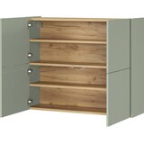 Germania Prljavo zeleni viseći ormarić u mat dekoru 97x79x27 cm Binetto – | shoptok.hr