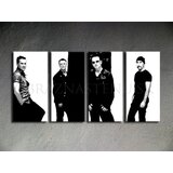 Ručno slikane slike na platnu pop art U2 in black