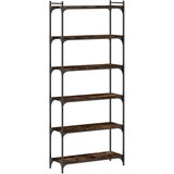  Regal za knjige sa 6 razina boja hrasta 80 x 30 x 188 cm drveni | shoptok.hr