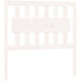  Posteljno vzglavje belo 95,5x4x100 cm trdna borovina, (20647221) | Shoptok.si