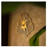 WALLXPERT Zidni sat APS039 70, 70x70 cm, Zlatna boja | Eponuda.ba