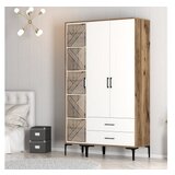 Hanah home ormar kumsal pt walnut white | ePonuda.com