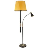 Opviq Forza Siyah Lambader Altıgen Hardal Abajurlu Yellow Floor Lamp Cene