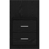  Wall-mounted noćni ormarić 2 pcs Crni hrast 48,5 x 32,5 x 80 cm | Eponuda.com
