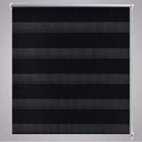vidaXL Črtasti Zebra Rolo / Senčilo velikost 50 x 100 cm Črna barva | Shoptok.si