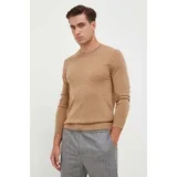 Michael Kors Volnen pulover moški, bež barva