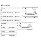 Faro 34291WT1S- LED prigušiva stropni ventilator CRUISER L 18W/230V CCT prečnik 132 cm crna WT + DO | Eponuda.com