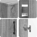  Set kupaonskih ormara od 2 dijela HOORN Siva Sonoma | shoptok.hr