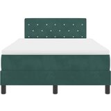  LED Box Spring Krevet Tamnozelena 120 x 190 cm Baršun | shoptok.hr