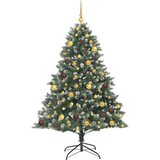  Umjetno božićno drvce Zelena 180 cm PVC, Plastika i Čelik | shoptok.hr