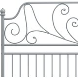  Za krevet sivi metalni 160 x 200 cm | shoptok.hr