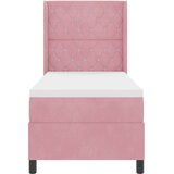  Krevet s opruga kutije s madracem Ružičasta 80 x 200 cm Baršun | shoptok.hr