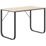  Stol za računalo crni i boja hrasta 110 x 60 x 73 cm od iverice | shoptok.hr