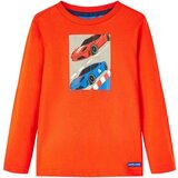  Dječja majica s dugim rukavima jarkonarančasta 104 | shoptok.hr