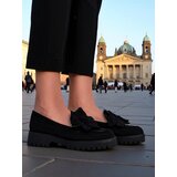 Resti Eco suede women's moccasins with a Floverse flower | ePonuda.com