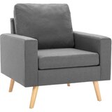 The Living Store Fotelj iz svetlo sivega blaga - Fotelj, (21420395) | Shoptok.si