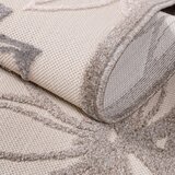Lesnina XXXL TEKAČ Floral 80/200 cm tkano krem barve, bež | Shoptok.si
