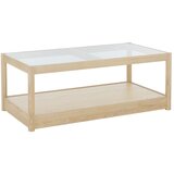 Ellos Home Stolić za kavu sa staklenom pločom stola u prirodnoj boji 60x120 cm Class – Cijene
