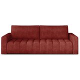 ELTAP Crvena baršunasti sklopiva/s prostorom za odlaganje sofa 247 cm Lazaro – | shoptok.hr