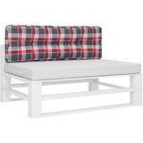  Jastuk za palete crveni karirani 120 x 40 x 12 cm od tkanine | Eponuda.com
