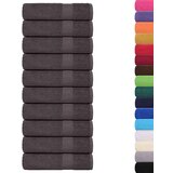 vidaXL Kopalne brisače 25 kos FROGN antracit 100x150 cm 100% bombaž | Shoptok.si
