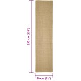  Tepih od sisala za grebanje 80 x 350 cm | Eponuda.com