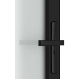  Unutarnja vrata 76 x 201 5 cm crna od mat stakla i aluminija | shoptok.hr