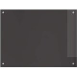 Kuhinjski zid Tamno siva 80 x 60 cm Staklo otporno na udarce | Shoptok.si