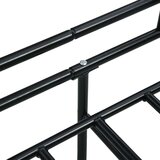  Za dnevni ležaj crni metalni 90 x 200 cm | shoptok.hr