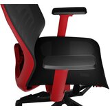 Genesis Gaming / pisarni&#353;ki stol ASTAT 700, ergonomski, tehnologija PureFlowPLUS&amp;#8482;, konstrukcija ExoBase&amp;#8482;, kolesa CareGlide&amp;#8482;, nastavljiva vi&#353;ina / naklon, črn-rdeč | Shoptok.si