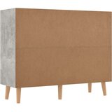 vidaXL Komoda betonsko siva 90x30x72 cm iverna plošča | Shoptok.si