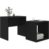  Set stolića za kavu crni 48 x 30 x 45 cm od iverice | shoptok.hr