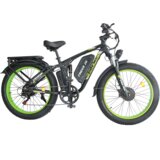 ORLMS Električno kolo V3, 52V Dvojni motorji, baterija 52V 25AH, črno-zeleno, (5000008960) | Shoptok.si