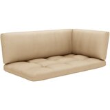  Kutna vrtna sofa od paleta od bijelo impregnirane borovine | shoptok.hr
