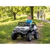  Mercedes – Benz Unimog Beli Džip za Decu Licencirani ( EVA Gume i Kožno sedište ) | Eponuda.com