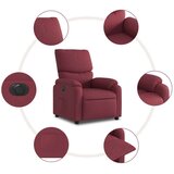  Električni naslanjač vinsko rdeče blago | Shoptok.si