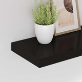  Plutajuće zidne police 4 kom crne 50 x 23 x 3,8 cm MDF | shoptok.hr