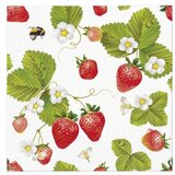  Decoupage salvete - Strawberries with Bees - 1kom KORISTI SE cijene