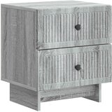  Noćni ormar Siva sonoma 43 x 34,5 x 47,5 cm Konstruirano drvo | shoptok.hr