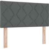 vidaXL Krevet s opružnom kutijom s madracem Tamno siva 120x190 cm Tkanina | shoptok.hr