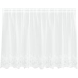  Čipkasta zavjesa sa zavjesama Bijelo 80 x 200 cm Poliester | shoptok.hr