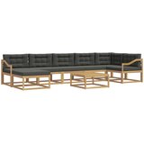  Set vanjskih sofa 8 kom. Bijela i antracit | shoptok.hr