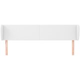  Uzglavlje s ušima bijelo 183x23x78/88 cm od umjetne kože | shoptok.hr