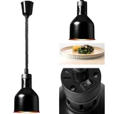Infrardeča IR svetilka za segrevanje hrane, viseča, črna, prem. 17 cm 250 W, (21831577)