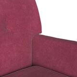  Chesterfield klupa Vinska crvena 112 x 65,5 x 75 cm Baršun | shoptok.hr