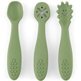 Petite&Mars Silikonske žlice za trening od 3 kom 6 m+ Take&Match, Sweet Pea | Shoptok.si