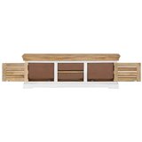 TV omarica iz trdnega mangovega lesa 118x30x40 cm, (20828514) | Shoptok.si